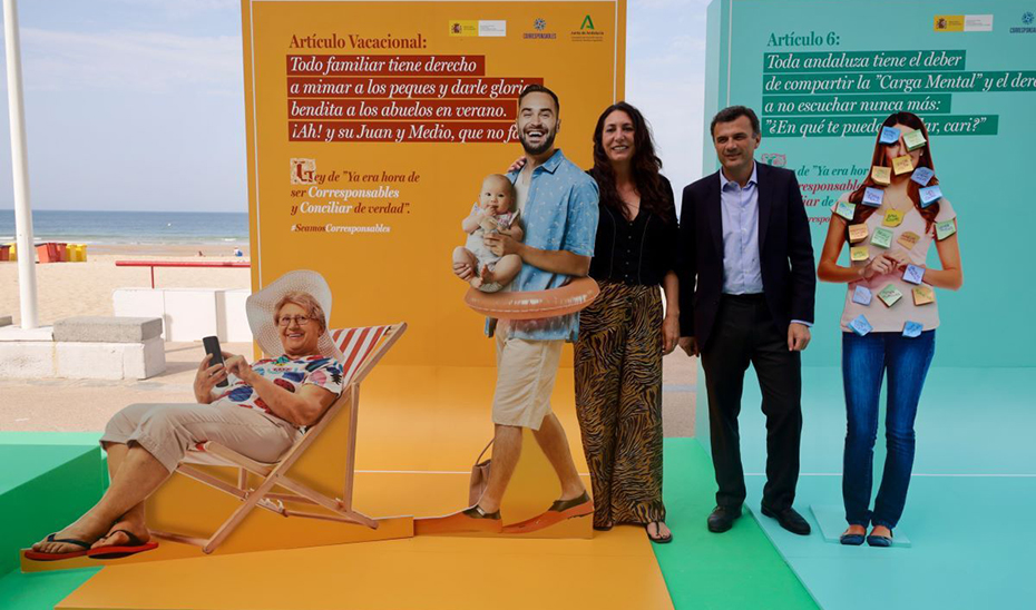 
			      La consejera de Inclusión, Loles López, en la presentación de la segunda fase de la campaña en Cádiz.			    
			  